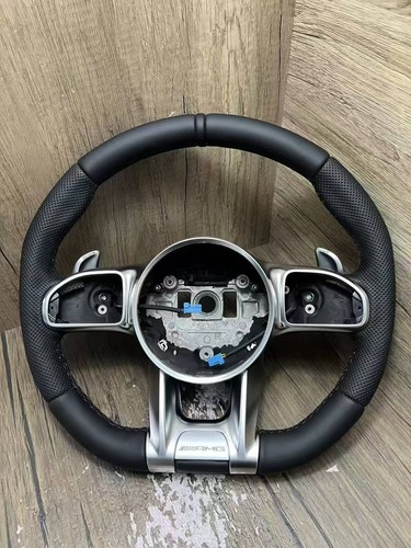 Amg black leather - leather, steering