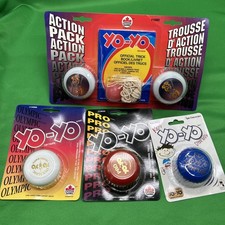 Collection of YoYos CANADA  Games Spinner Kids Pro-Yo Olympic YoYo NIP Cool!