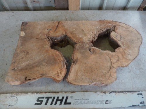 Spalted beech slab river - spalted, slab,