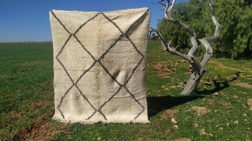 Moroccan rug beni ourain - beni,