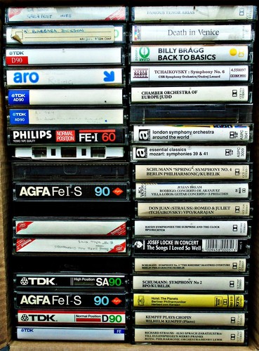Audio music cassette - x,