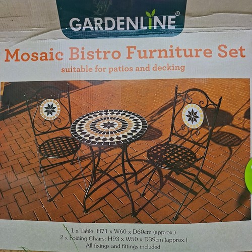 Mosaic bristo metal black - mosaic,