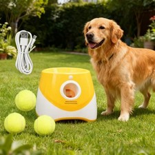 New Dog Automatic Ball Launcher Convenient Pet Ball Thrower Interactive Game UK
