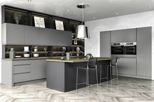 New NOT ex-display - Matt Dust Grey Handleless DIY Complete Kitchen Units