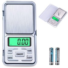 Digital Scale Electronic LCD Display Pocket Balance Weighing Mini Scales 0-500g