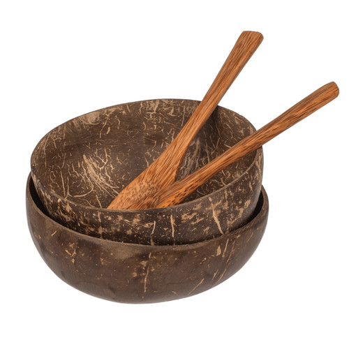 Coconut bowls and - bowls, set