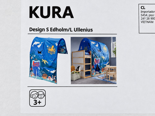 Ikea kura kids bed - kura,