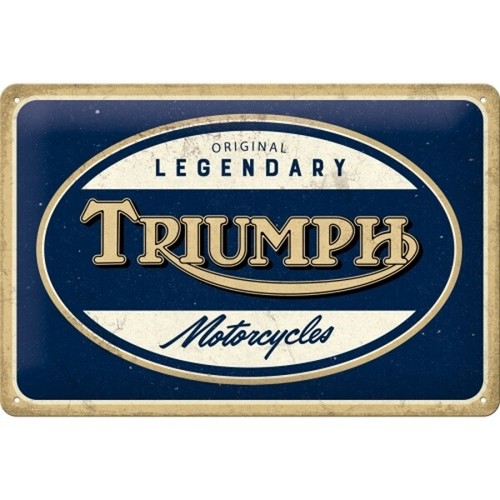 Triumph motorcycle tin sign - triumph,