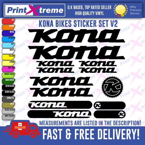 Kona bikes vinyl - vinyl, decals