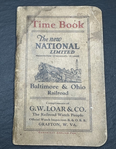March 1936 baltimore - b&o,