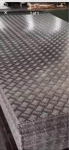 Aluminium tread plate chequer - aluminium,