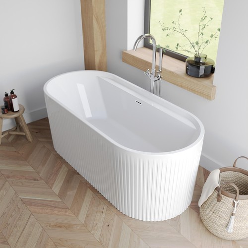 Fluted freestanding bath 1700 - fluted,