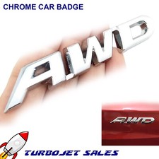 AWD Chrome Badge Metal -