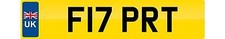 FIT PART private number plate F17 PRT cherished registration AUTO PARTS GARAGE
