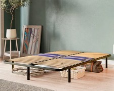 EMMA SLATTED Platform Bed FRAME Single-90x190cm,Double-135x190cm,King-150x200cm