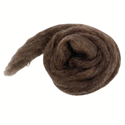Corriedale carded wool - carded, sliver