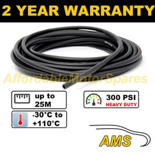 3.2mm 1/8" BORE DIESEL LEAK OFF PIPE OVERBRAIDED 300 PSI RUBBER HOSE 1 METRE