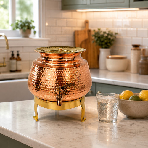 Pure copper water - pure,