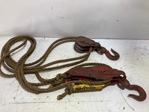 Vintage block tackle double - vintage,