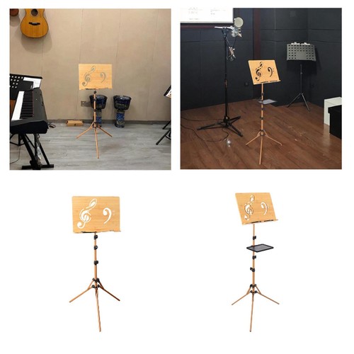 Wooden music stand - wooden, portable