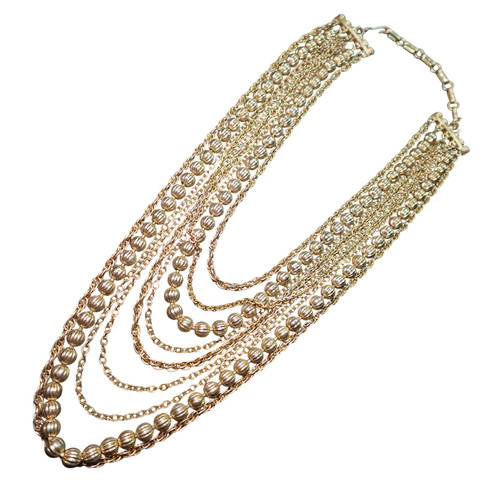 Vintage coro gold plated beads - coro,
