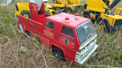 Vintage tonka fire truck - tonka,