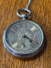 Antique Silver Pocket Watch.