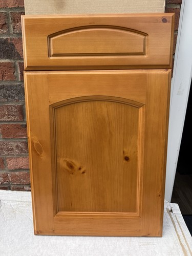 Solid golden pine kitchen unit - golden,
