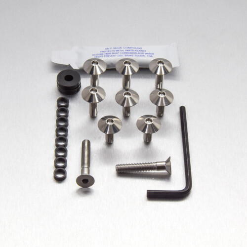 Stainless steel fairing kit - steel,