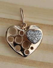 Solid 585 rose russian gold