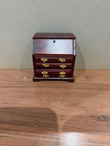 Miniature dollhouse bureau - miniature,
