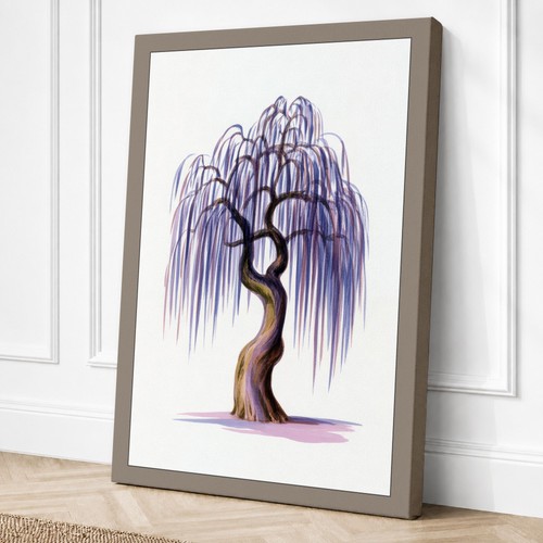 Weeping willow dusk - weeping,