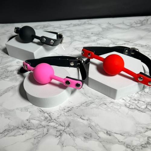 Silicone mouth ball gag - mouth,