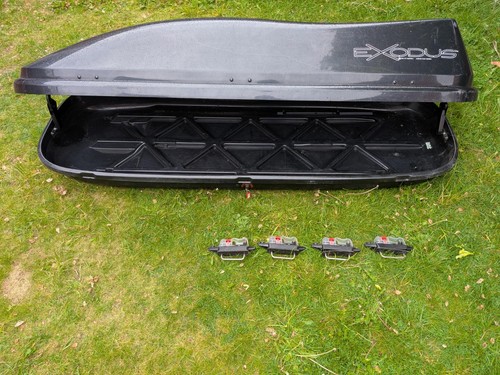Exodus roof box - glossy, back