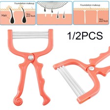 1/2pcs Facial Hair Remover Tool Face Beauty 3 Spring Threading Removal Epilator