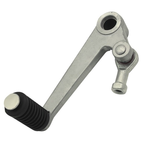 Silver gear shift - lever, pedal