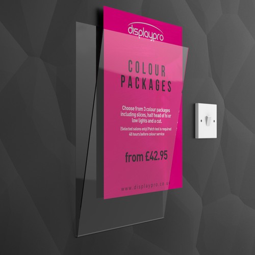 Borderless clear acrylic wall - borderless,