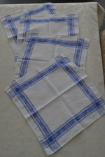 Vintage - Napkins x 4 - White