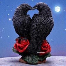 Gothic Raven Embrace Couple
