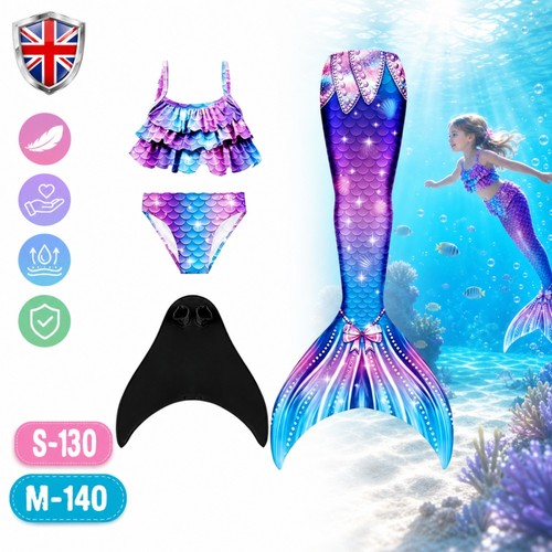 Kids mermaid tail with monofin - mermaid,