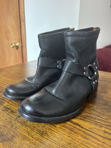 Frye women black leather - frye,