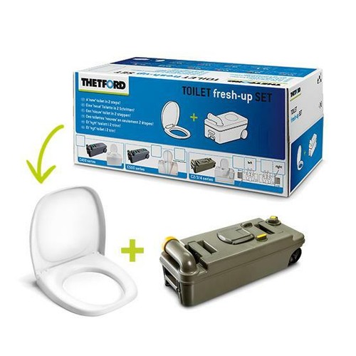 Thetford toilet fresh set - up,