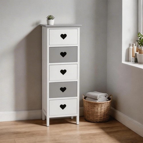Drawer chest narrow slim - 5,