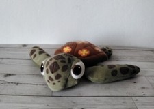 Finding Nemo Squirt Turtle Soft Toy Cuddly Teddy  Disney Paris Rare 11" Length 