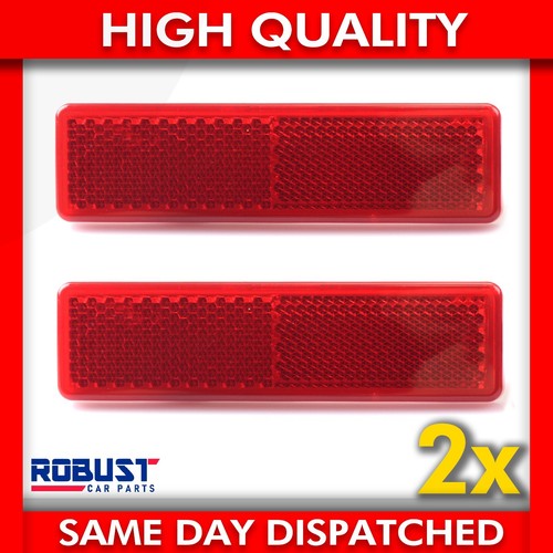 Rear bumper reflectors - bumper, pair