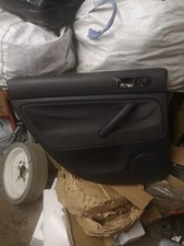99-05 VW Passat B5.5 Left Rear Back NSR Door Card Trim Panel Grey / Black 