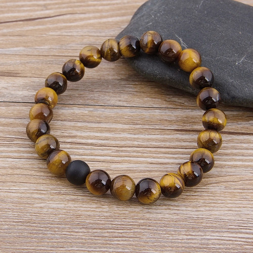 Unisex marble bead tiger - unisex,