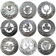 Kilt Fly Plaid Brooch