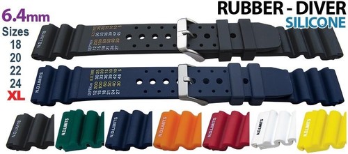 Silicone rubber watch strap - silicone,