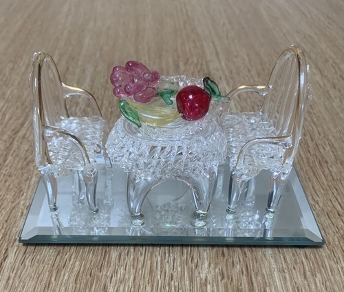 Vintage miniature spun glass - vintage,
